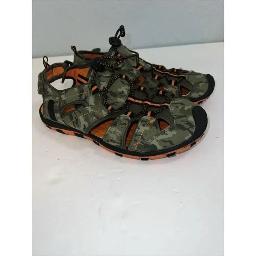 There A Bouts Cascade Strap Kids‎ Camo Sandal Shoe Size 5